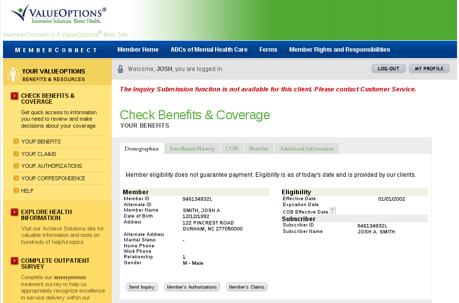 2009-10-22 ValueOptions member profile screen - this function not available.crop.png