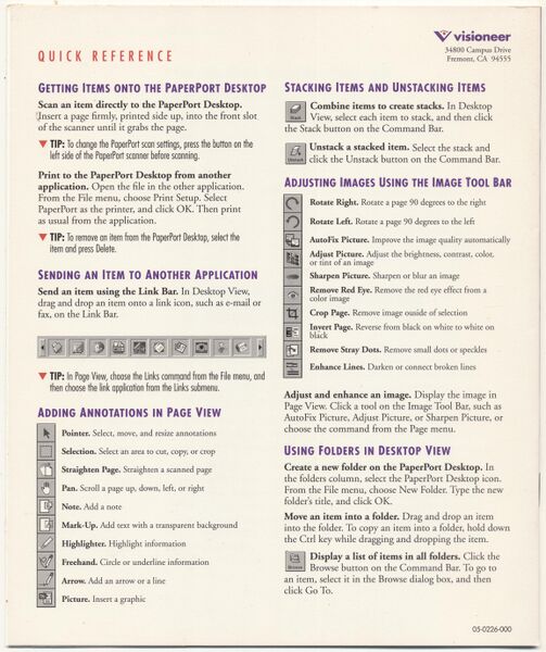 File:Booklet.Visioneer.PaperPort 5.0 Software for Windows.Getting Started Guide-2.jpg