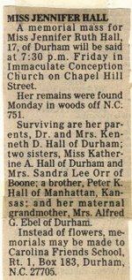 Durham Morning Herald: the obituary