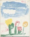 Thumbnail for File:1980.11.04.painting.Kawashima.Flower and Sky-1.jpg