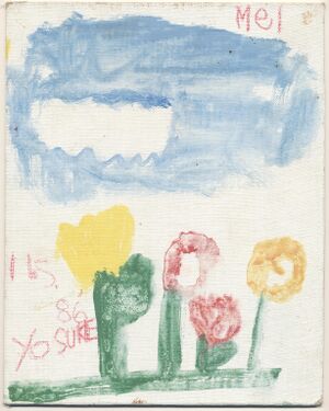 1980.11.04.painting.Kawashima.Flower and Sky-1.jpg