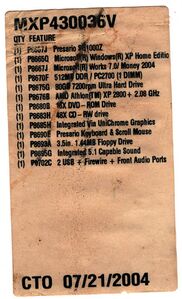 this fell off -- presumably original configuration