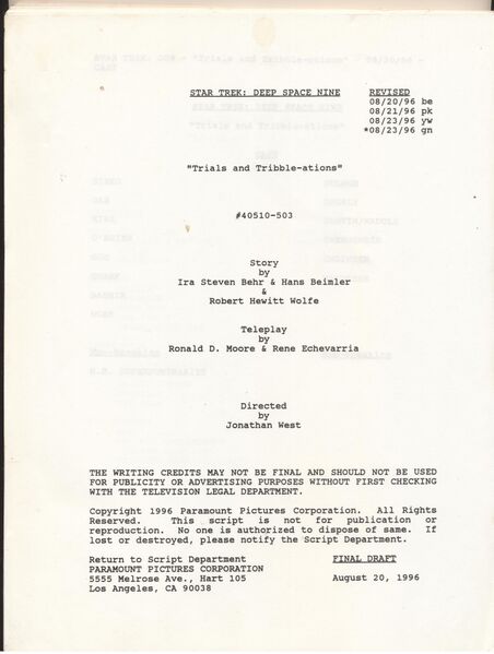 File:Script.Star Trek DS9.40510-503.Trials and Tribble-ations-1.jpg