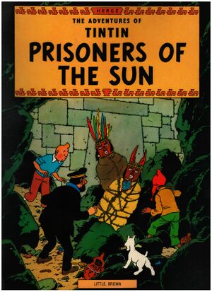 Mel books.Tintin.Prisoners of the Sun-1.jpg