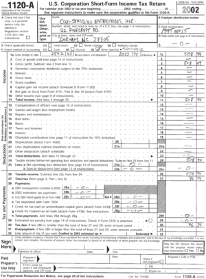 2002 Federal taxes - page 1