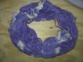 Tie dye lavender yarn hank.jpg