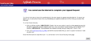 2009-10-15 SSA says can't appeal online.crop.png
