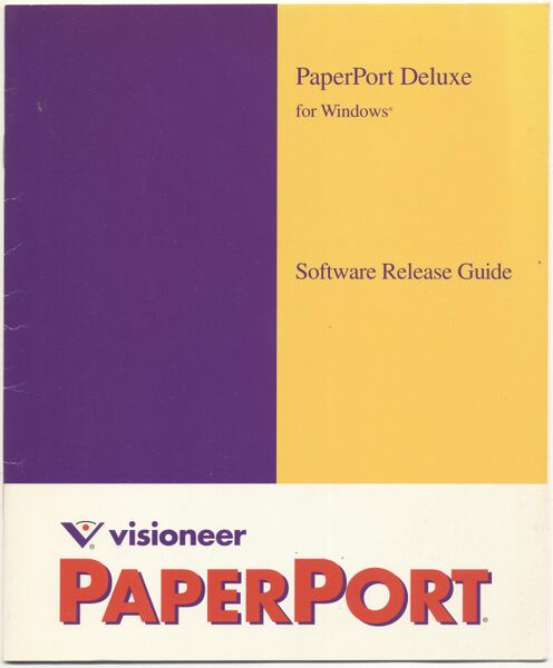 File:Booklet.Visioneer.PaperPort Deluxe for Windows.Software Release Guide.jpg